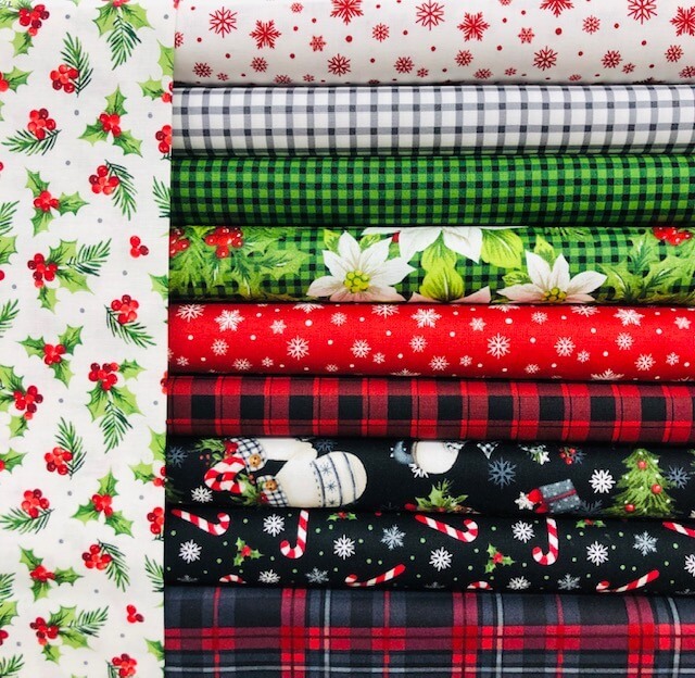 Farmhouse Christmas Quilt Fabrics Johnsons Sewing Centre Edmonton AB Pin by ruth haverfield on quilts with panels