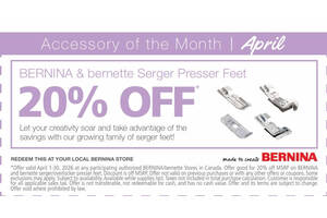Bernina - Feet of the Month - April 2026
